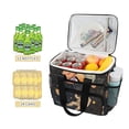 thumbnail image 2 of FORMRS Insulated Cooler Bag 24 Cans Capacity Soft Leakproof Lunch Box with Side Pockets, Retro Watercolor Planet, 2 of 7