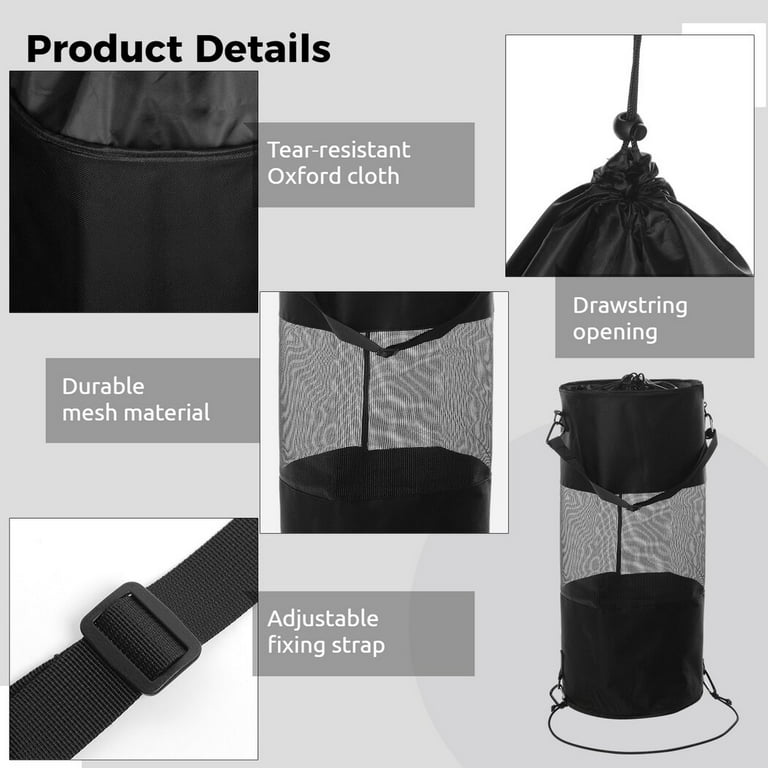 Deluxe Recycles Portable Mesh Trash Bag for Boat – Washable