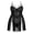 A1-Black, variant on SHOWMALL Womens Plus Size Lingerie Lace Sexy Strap Chemise Sleepwear V-Neck Nightdress