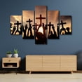 thumbnail image 2 of TISHIRON 5PCS Framed Jesus Canvas Wall Art Set,60"x40" Cross and Praying Canvas Art Decor, 2 of 7