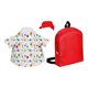 thumbnail image 4 of Conjunto de disfraz de ganso, vestido estampado, sombrero y mochila. Decorativo, bonito y bonito para exteriores. Traje de ganso para césped y jardín., 4 of 6