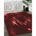 thumbnail image 2 of Ahgly Company Indoor Square Patterned DarkRed Area Rugs, 6' Square, 2 of 6