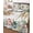 White, variant on Full Size Quilt Bedding Set, Spring Forest Animals Reversible Summer Quilt 3 Pieces, Floral Botanical Trees Linen Lightweight Bedspreads Coverlets with 2 Pillow Shams for All Seasons