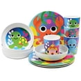 thumbnail image 2 of French Bull Ocean Animals 4 Piece Kids Plate Set, 2 of 2