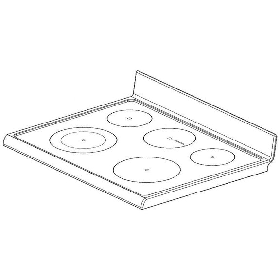 LG AGU73969713 RANGE MAIN TOP (GENUINE OEM PART)