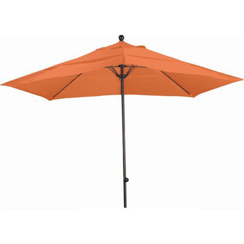 California Umbrella EZF118-5401-DWV 11 ft. Fiberglass Easy Lift No Crank No Tilt Market Umbrella - Bronze and Pacific Blue - image 5 of 7