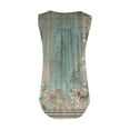 thumbnail image 5 of SMihono Hauts pour Femmes Débardeur pour Femmes Mode Débardeur d'Été pour Femmes à Col en V Sans Manches Imprimé Débardeur Décontracté Blouse Débardeur pour Femmes Hauts d'Été pour Femmes, 5 of 5