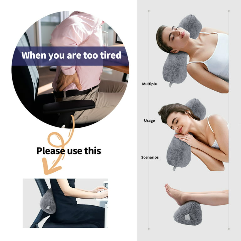 Desk Jockey Recliner Neck Pillow - Memory Foam Headrest Cushion for Neck  Pain