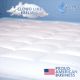 Pure Brands Twin Mattress Topper and Pad Cover Luxury Cooling Plush