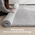 thumbnail image 6 of Sleep Zone Ultra-Soft Plush Area Rug 6×9 Feet, Grey Non-Slip Fuzzy Rug for Living Room, 6 of 8
