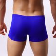 thumbnail image 1 of Pantalones planos para hombre, ropa interior transparente, pantalones de cuatro patas de seda de hielo transparente para hombre, ropa interior sexy con nariz de elefante, 1 of 5