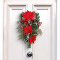 thumbnail image 5 of Creative Christmas Wreath Decor Christmas Inverted Tree Festival Door Hanging Christmas Door Wreath Curtain Door Decoration, 5 of 5