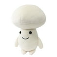 thumbnail image 6 of White Mushroom Plush Toys White Mushroom Plushies Cute Plushie Toy Gift Variou Vegetables Plush Toys for Comfort and Learning Vegetables Birthday Gift Newborn Gift, 6 of 8