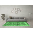 thumbnail image 3 of Ahgly Company Indoor Square Oriental Emerald Green Industrial Area Rugs, 3' Square, 3 of 4
