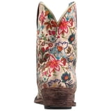 Botas Vaqueras Roper Ingrid Para Mujer - Estilo Leopardo Metálico, 7 Pulgadas, Cuero Sintético