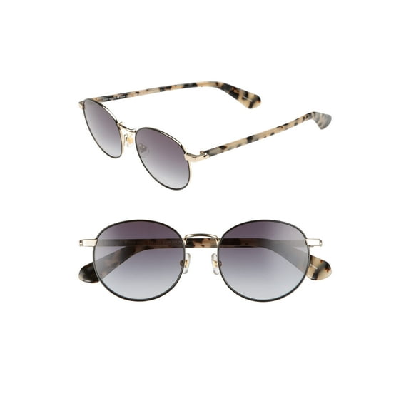 Kate Spade ADELAIS/S Sunglasses BLACK HAVANA/DARK GREY SHADED 50/19/140