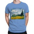 thumbnail image 2 of Van Gogh Wheatfield Landscape Art Men's T-shirt, 2 of 3