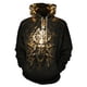 thumbnail image 5 of Sudadera con capucha con estampado 3D de esqueleto para hombre, jersey con diseño de cordón, Tops de primavera, Otoño e Invierno, 5 of 5