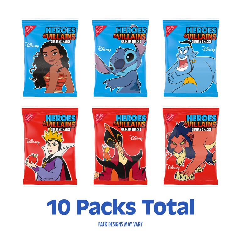 Nabisco Disney Heroes and Villains Graham Snacks, Honey Kosher