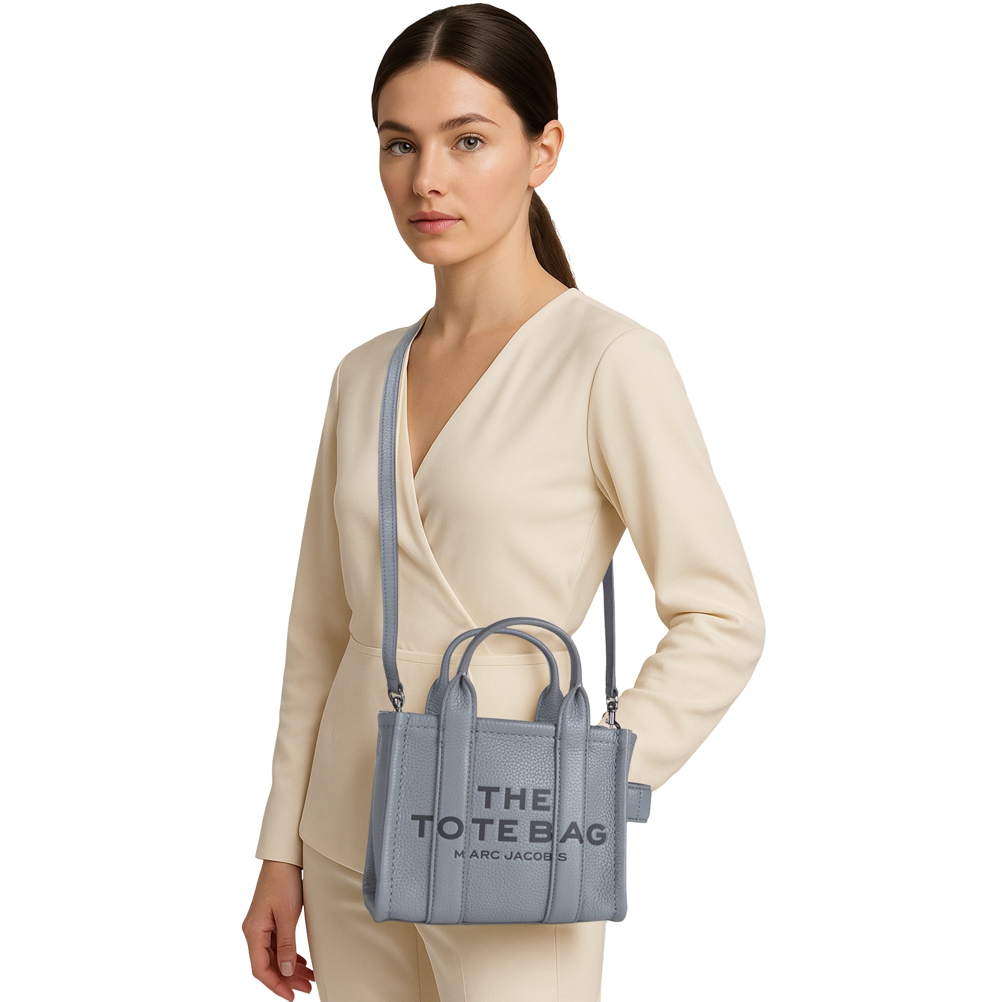 ハンドバッグ MARC JACOBS Woman Handbag Grey 1 H009L01SP21 050 Marc Jacobs H009L01SP21-050: Women's Leather Tote, Mini