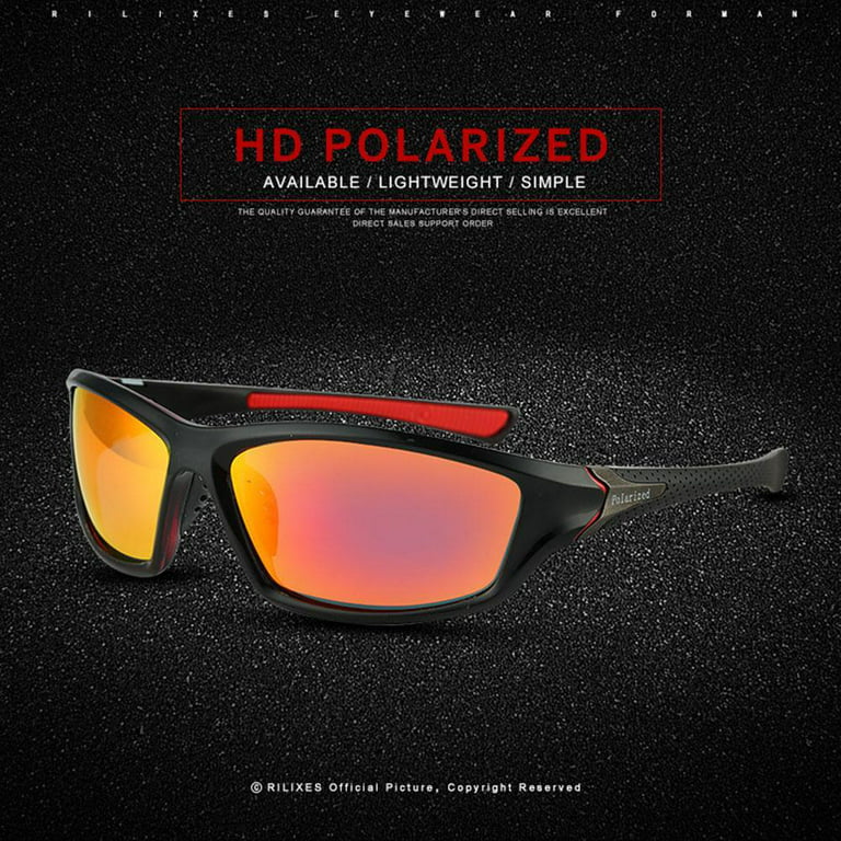 Unisex Polarized Fishing Glasses Mountaineering Outdoor Sports Sunglasses  O5Y9