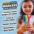 thumbnail image 7 of Scentos Fruit Scented Mini Markers for Kid, 16 Pack, Kid Approved, Super Washable, School Supplies Gifts for Child, 7 of 7