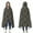 Dark Christmas Golden, variant on Wearable Blanket,Dark Green Christmas Tree Pattern Hooded Wearable Flannel Blanket for Adults & Teens,Winter Poncho Shawl Wrap Cape Cozy Anti-Pill,60"x80"
