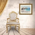 thumbnail image 3 of Harper, Ethan 14x12 Gold Ornate Wood Framed with Double Matting Museum Art Print Titled - Sea Cliff Study I, 3 of 4