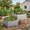 Gray 1 with legs + 1 without legs, variant on Raised Garden Bed with Legs,Outdoor Flower Planter Box for Vegetables & Herbs