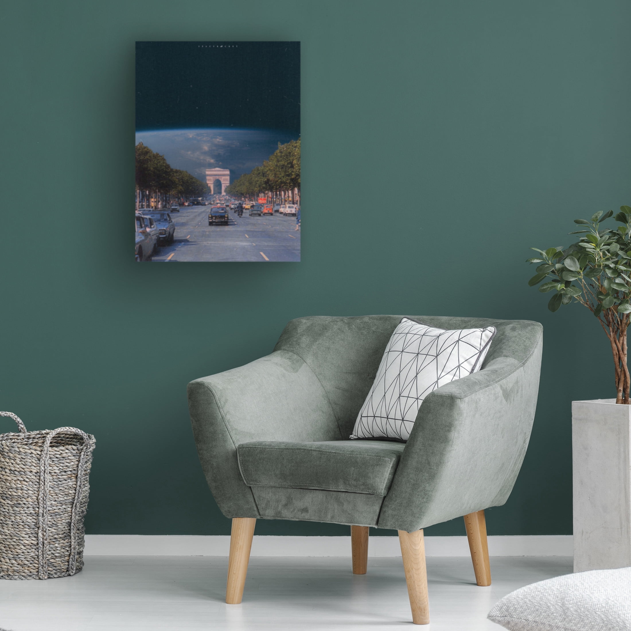 Trademark Fine Art spacerocket art 586 Canvas Wall Art