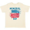 thumbnail image 3 of Inktastic Memorial Day Distressed American Flag with Fireworks Boys or Girls Toddler T-Shirt, 3 of 5