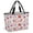 Red, Pink, Blue, variant on Pink Ladybugs Beach Bag for Women, Large Breathable Mesh Beach Tote Bag, Rustic Daisy Flowers Leaves Pastoral Beige Sandproof Lightweight Travel Bags for Vacation Picnic Swimming Pool