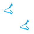 thumbnail image 4 of Minnieouse Banda para el cabello Sin costuras Alta elasticidad Elástico Estilo simple Anudado Cola de caballo Titular Scrunchie Accesorios Cielo azul 2Conjunto, 4 of 6