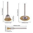 thumbnail image 1 of Jeu de Brosses à Crayons pour Outils Rotatifs 1/8 Pouce 3mm, 1 of 4