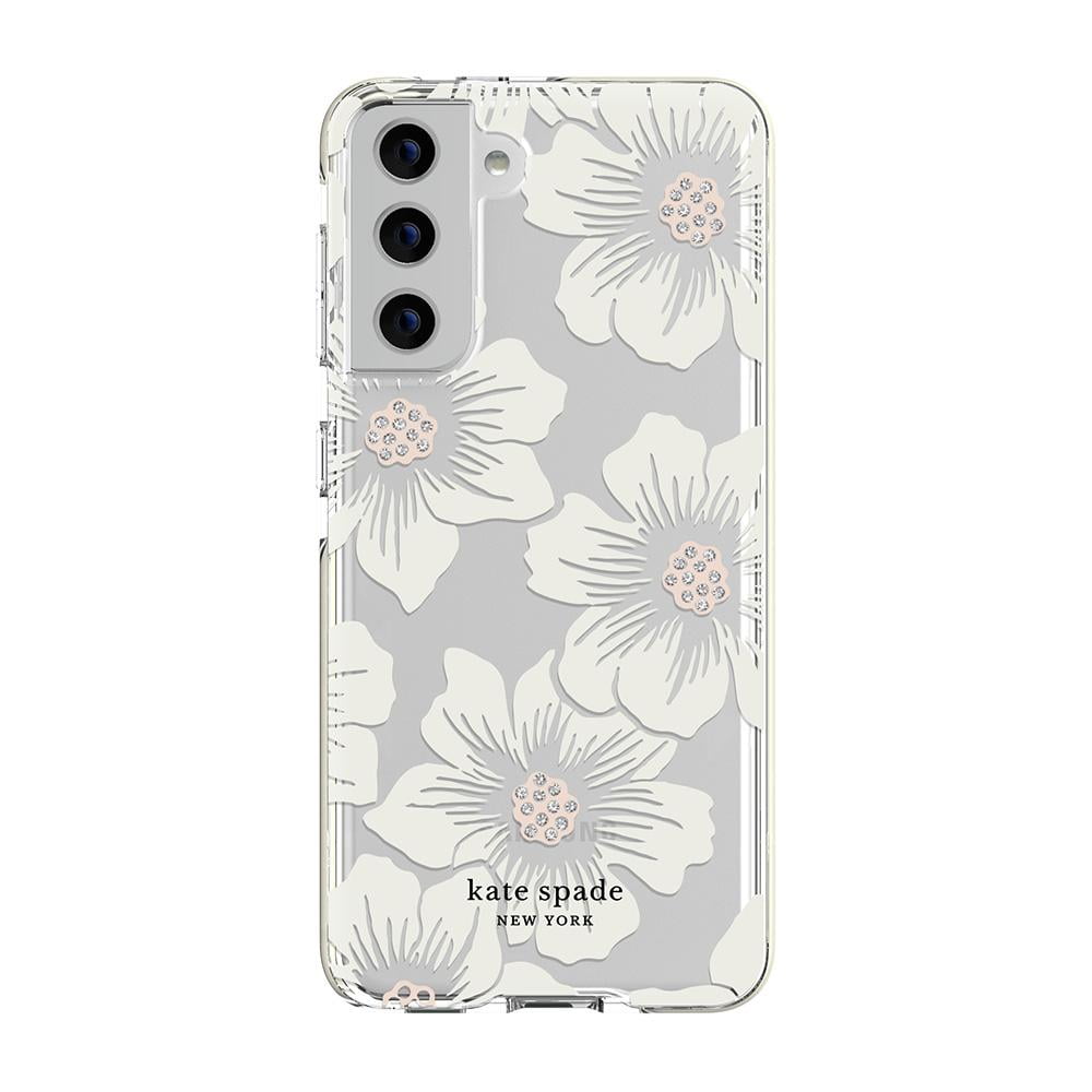 Kate Spade Defensive Hardshell Case Hollyhock Floral for Samsung Galaxy S21 Cases