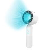 Arctic Air Cool Touch - Portable Handheld Fan, Mini USB Rechargeable, Compact & Lightweight, 4-Speed Adjustable, Battery-Powered, Quiet & Perfect for Travel & Outdoor, White Color, AACTFW-MC12/4