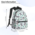 thumbnail image 4 of Lsque Bears and Tropical Leaves Classic Casual Backpack - Large Capacity Water-Resistant Backpack for School, Work, Travel, and Outdoor Activities, 4 of 8
