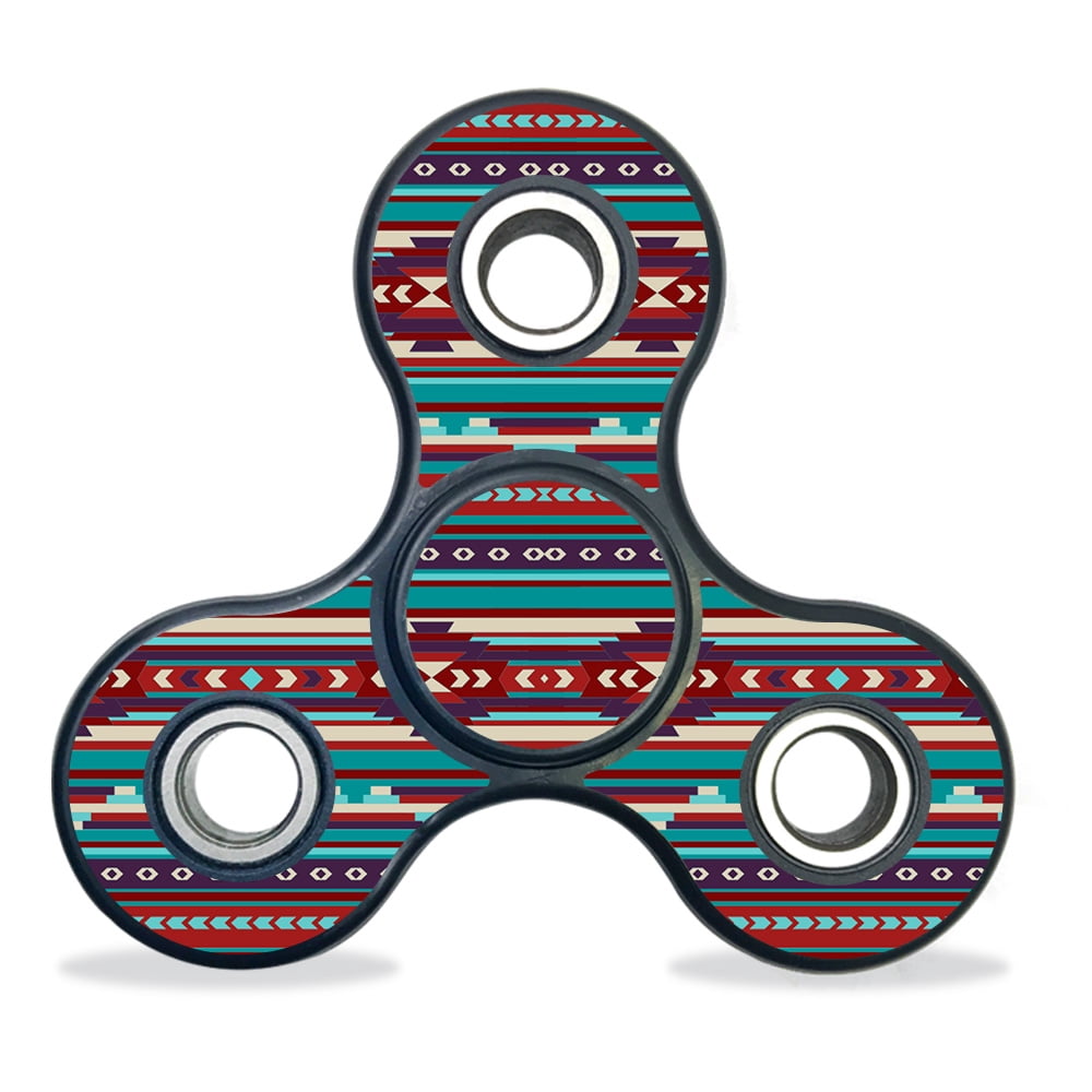 Skin Decal Wrap Compatible With Fidget Hand Tri-Spinner Southwest ...