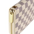 thumbnail image 4 of Coolmade Women's Checkered Zip Around Wallet and Phone Clutch - RFID Blocking with Card Holder Organizer -PU Vegan Leather, White, 4 of 7