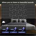 thumbnail image 4 of Paneles de pared insonorizados BSHEAD 3D Acoustic 30 x 30 x 1,1 cm, paquete de 8, 4 of 6