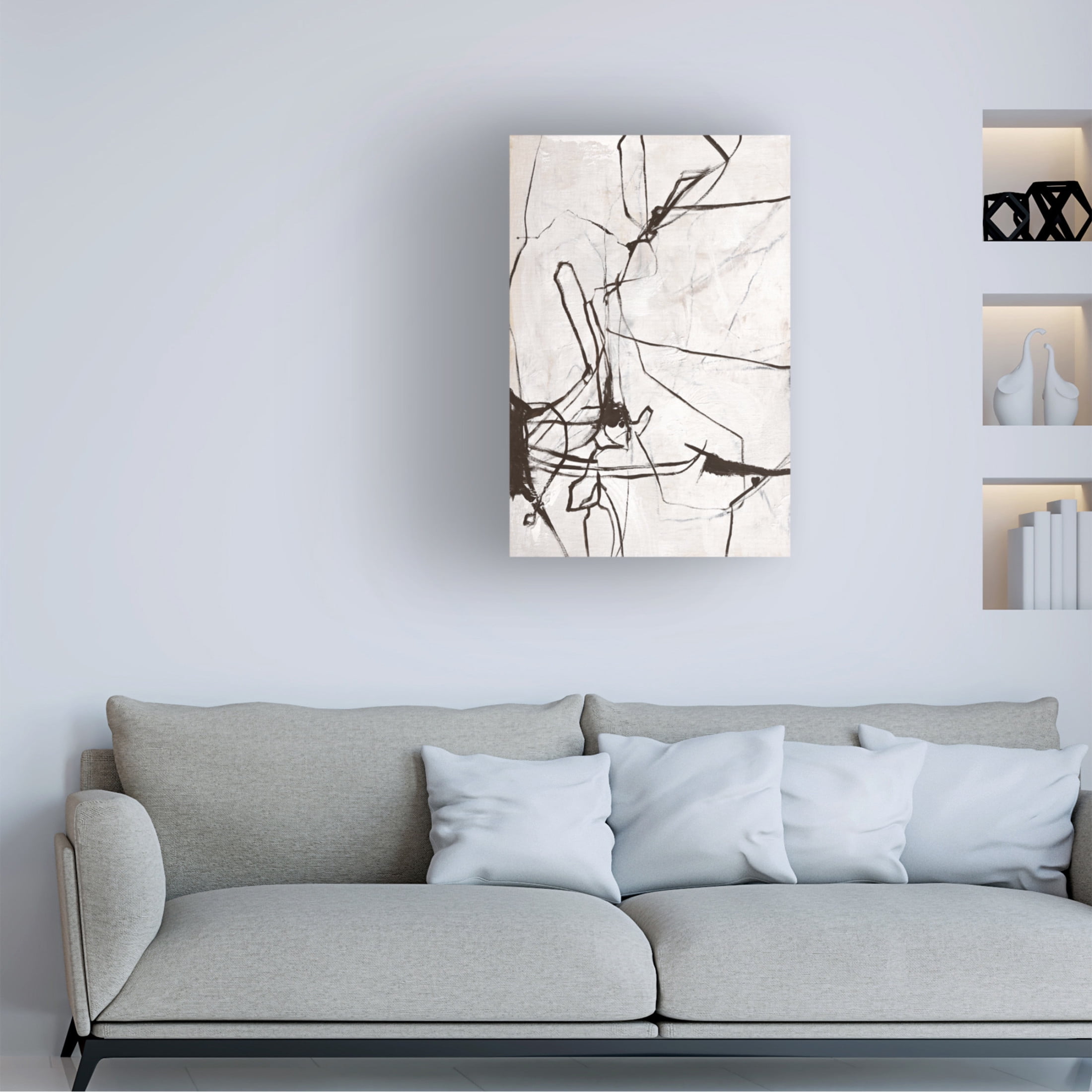 Canvas Wall Art - Design Fabrikken 'Creation' Wall Art for Living Room, Bedroom, or Office Décor by Trademark Fine Art - 12 x 19 Inches