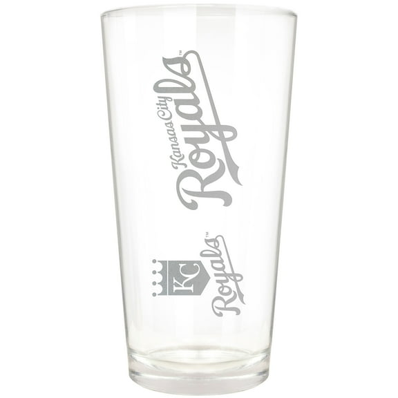 Kansas City Royals Etched 16oz. Vertical Rally Cry Pint Glass