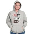 thumbnail image 3 of Betty Boop Cute Adorable Zip Hoodie Sweatshirt Women Brisco Brands S, 3 of 6