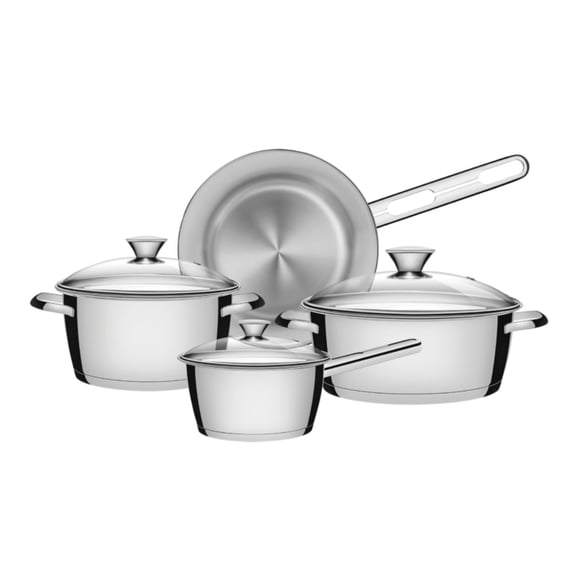 Bateria de cocina Tramontina Allegra 4 piezas Acero inoxidable