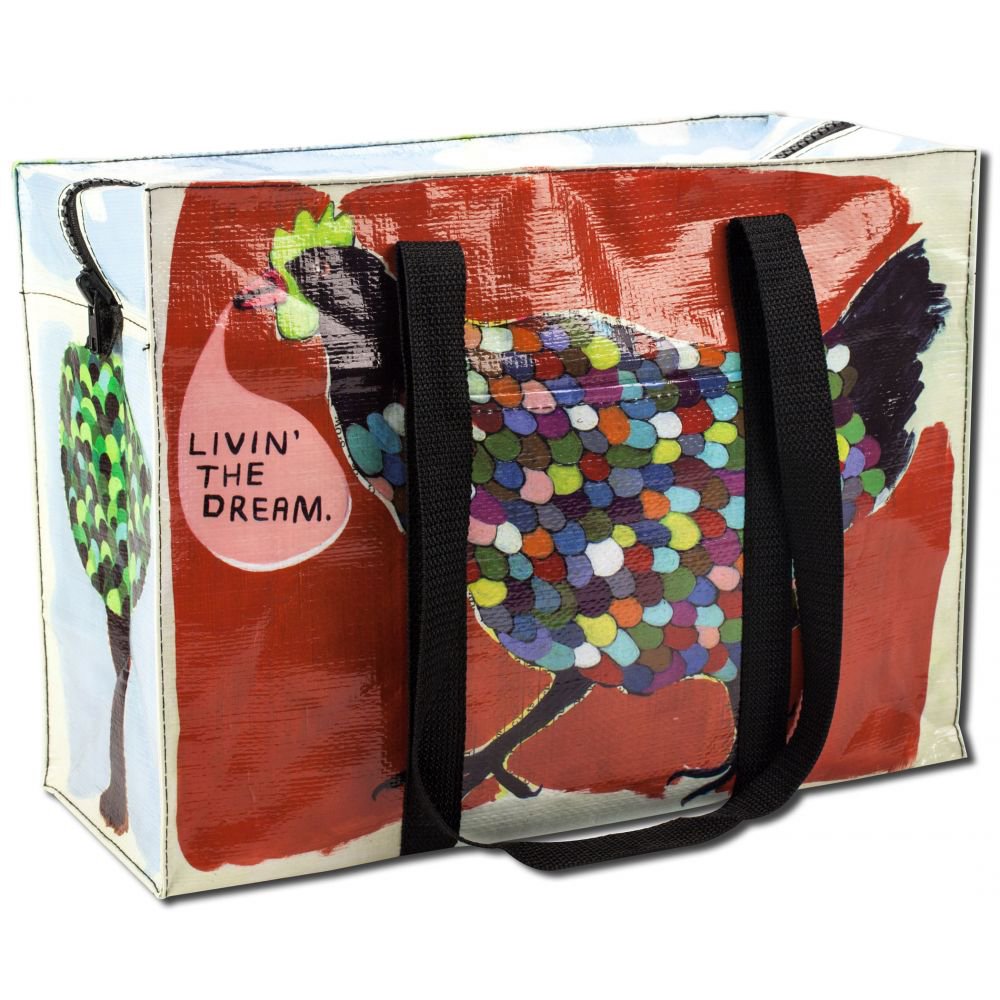 Blue Q Shoulder Tote 15.5 x 11, Livin The Dream