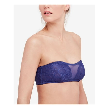 

FREE PEOPLE Intimates Blue Nylon Blend Solid Everyday Bandeau Bra Size: XS