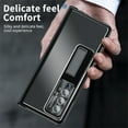 thumbnail image 4 of Dteck For Samsung Galaxy Z Fold 3 5G Rugged Shockproof Aluminium Alloy Lens Protector Kickstand Case Cover,Black, 4 of 7