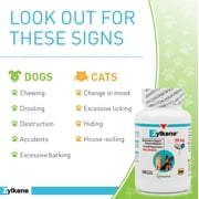 Vetoquinol Zylkene Calming Behavior Support Supplement, Helps Promote Relaxation and Reduce External Stress Factors, Daily Behavioral Support and Anxiety Relief, Dog or Cat, 11-22lbs, 75mg, 120ct