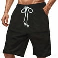 thumbnail image 5 of Xysaqa Men's Classic Casual Shorts Comfy Knit Lounge Shorts for Men Trendy Summer Athletic Sweat Shorts with Pockets and Elastic Waist Drawstring S-3XL on Clearance, 5 of 9