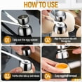 thumbnail image 4 of Unatoiry 2pieces Convenient And Practical Egg Topper Quick And Easy Eggshell Removal Anti-rust 1Set, 4 of 6